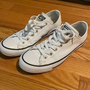Leather converse